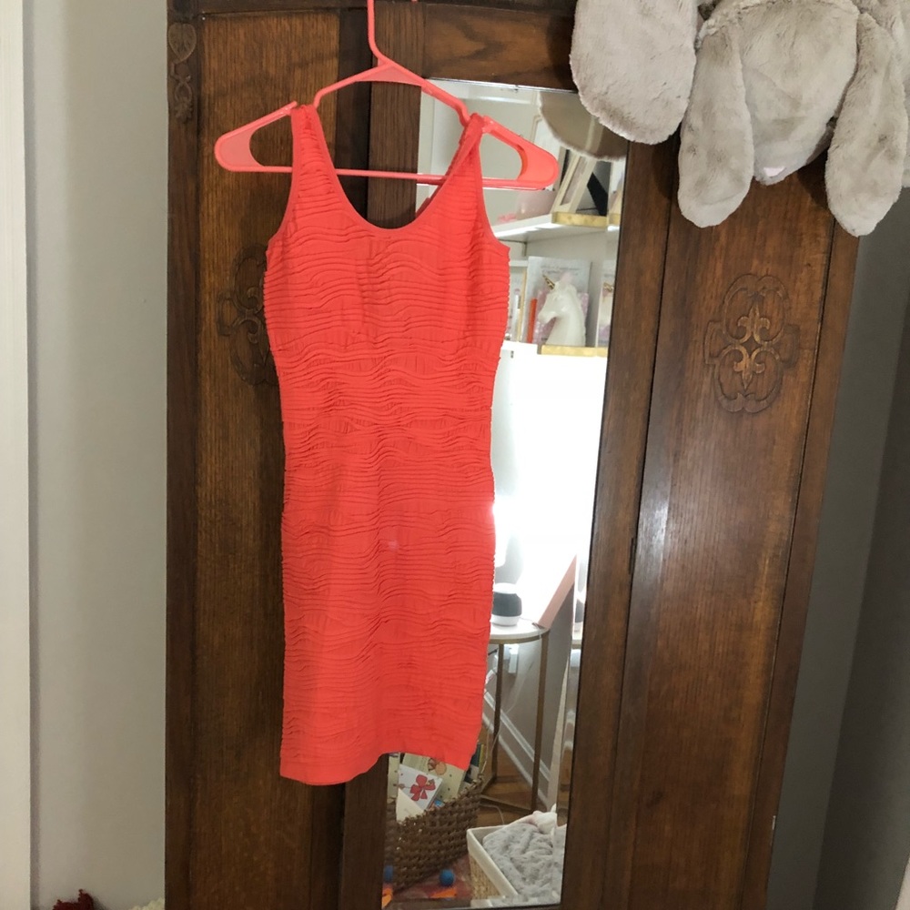 Coral ‘going out’ dress